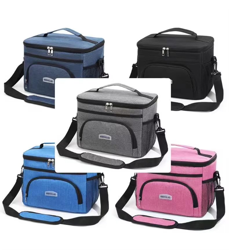 Soft Lunch Box Bento Bag Outdoor Ice Picnic Handbag Waterproof Foil Thermal Insulated Tote Cooler Bag - product detail