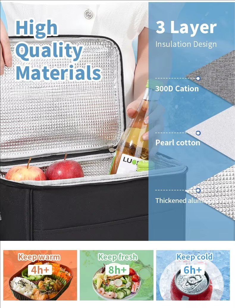 Waterproof Outdoor Backpack Thickened Insulation Ice Cooler with Shoulder Straps Bags for Picnics - product detail