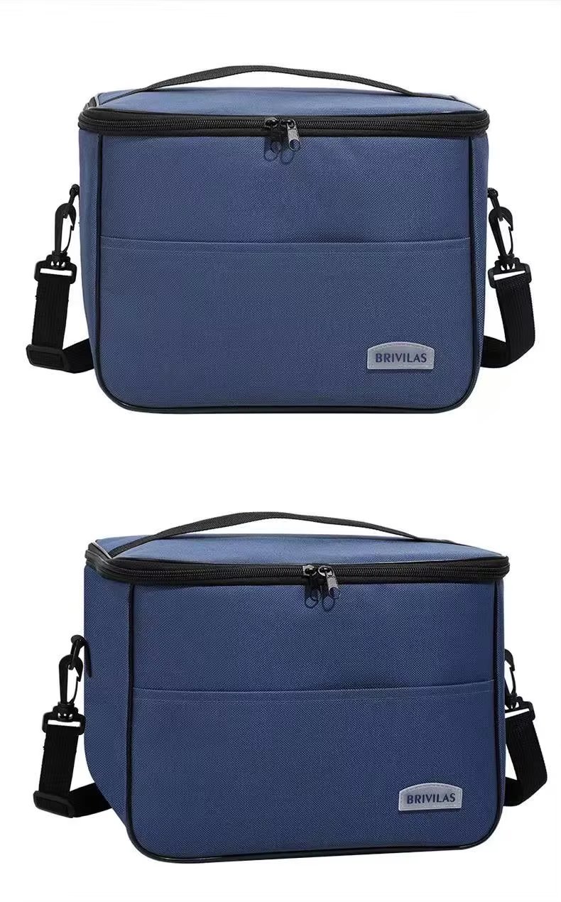 Durable Oxford Insulated Cooler Lunch Bag Custom Cartoon Design for Picnic Use with Box and Bottle - product detail