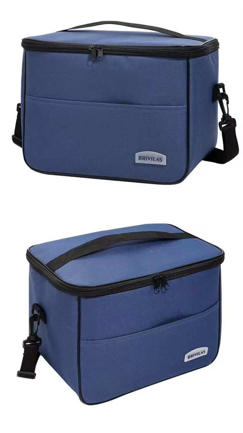 Durable Oxford Insulated Cooler Lunch Bag Custom Cartoon Design for Picnic Use with Box and Bottle - product detail