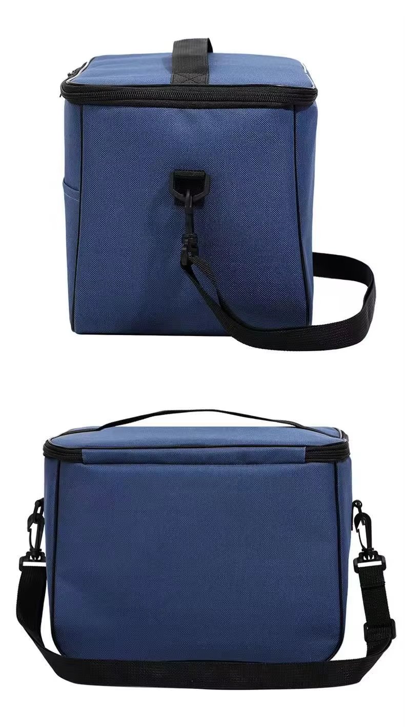 Durable Oxford Insulated Cooler Lunch Bag Custom Cartoon Design for Picnic Use with Box and Bottle - product detail
