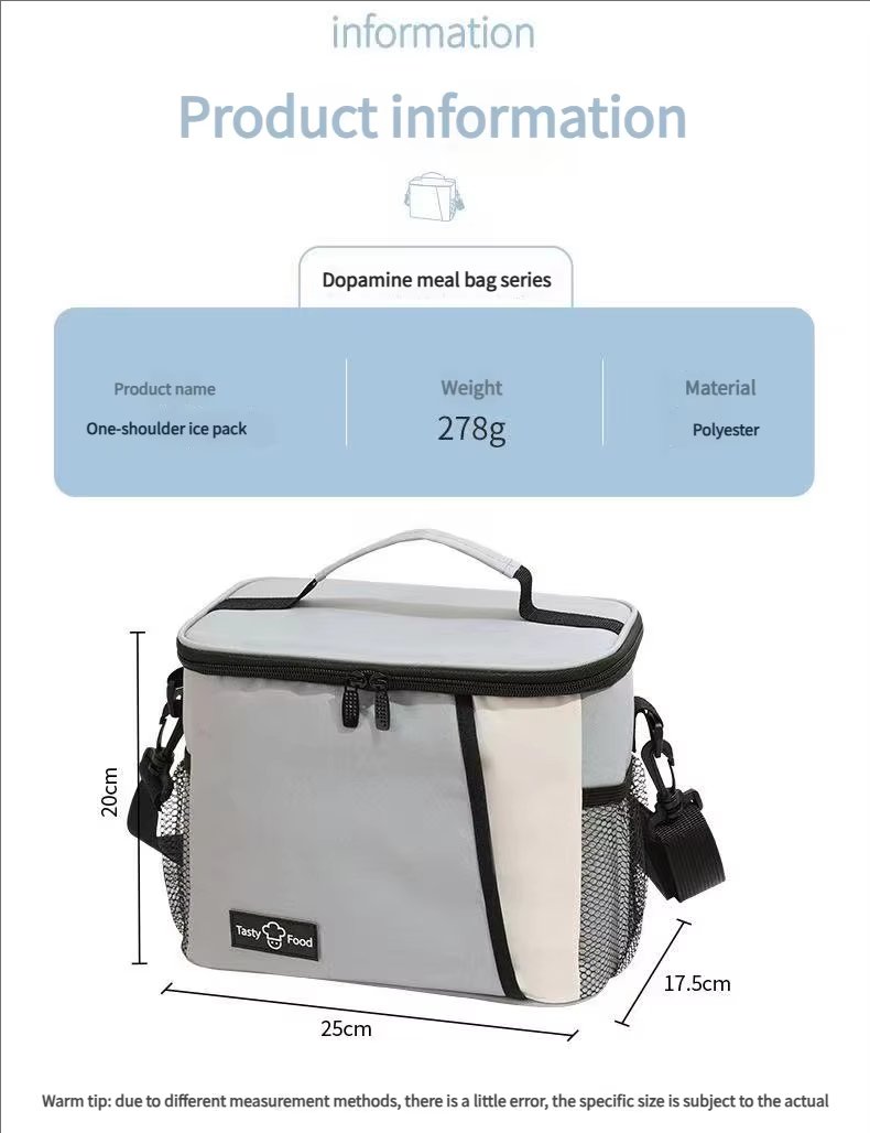 Outdoor Thermal Soft Lunch Insulation Bag Large Capacity Insulated Ice Pack Beer Cooler for Travel Picnic - product detail