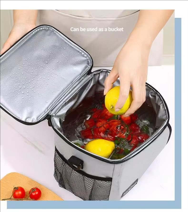 Outdoor Thermal Soft Lunch Insulation Bag Large Capacity Insulated Ice Pack Beer Cooler for Travel Picnic - product detail
