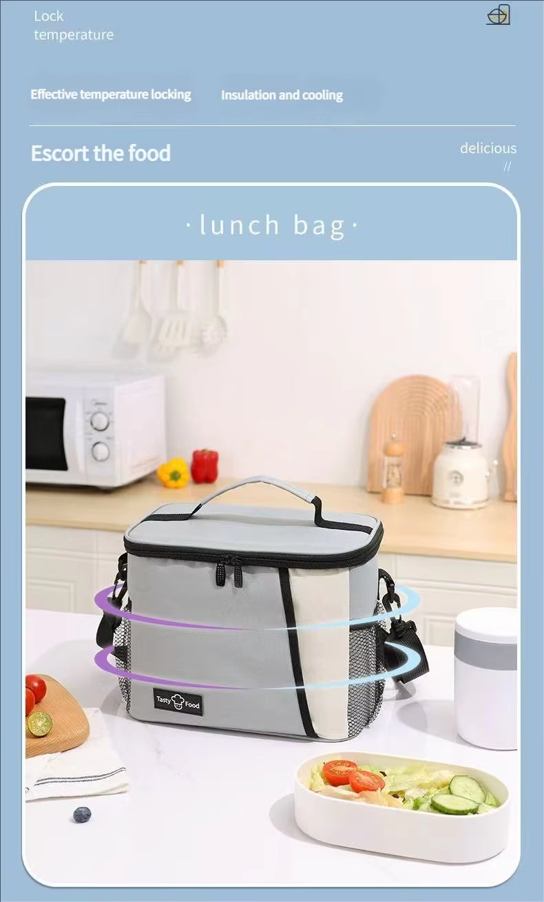 Outdoor Thermal Soft Lunch Insulation Bag Large Capacity Insulated Ice Pack Beer Cooler for Travel Picnic - product detail