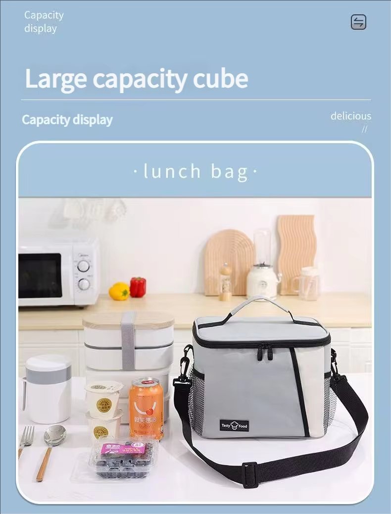 Outdoor Thermal Soft Lunch Insulation Bag Large Capacity Insulated Ice Pack Beer Cooler for Travel Picnic - product detail