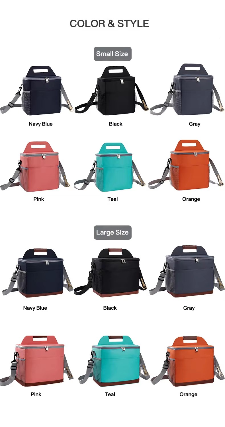six colors in small and large sizes