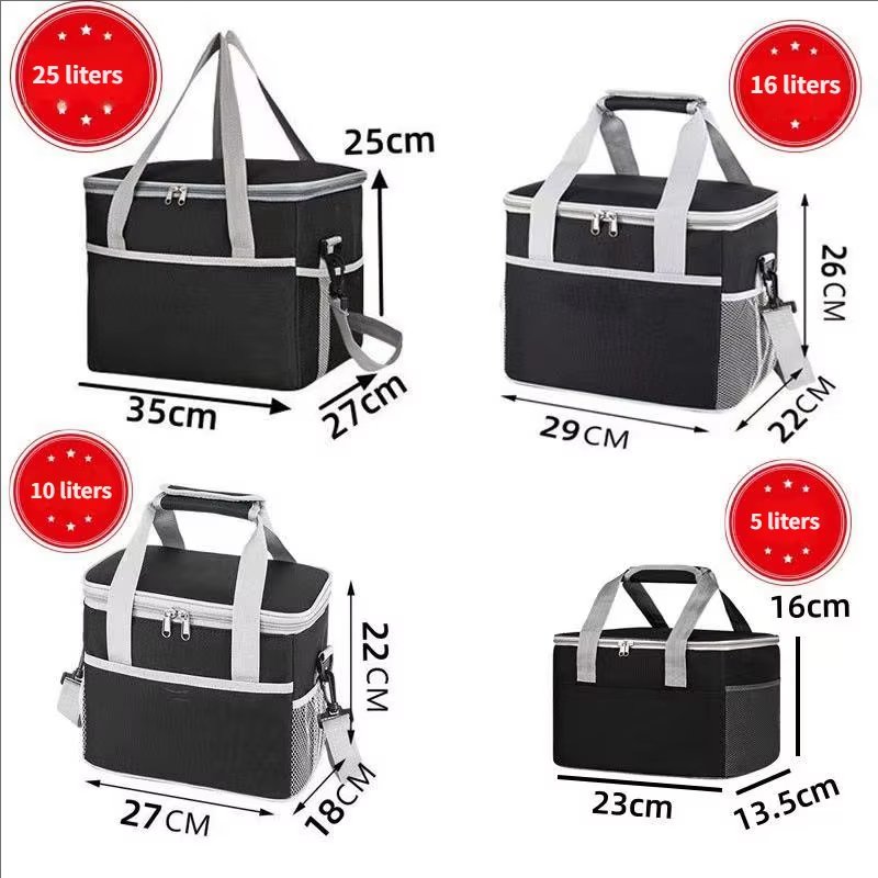 Large Capacity Insulated Cooler Backpack Durable Leak-Proof Cooling Bag Food Thermal Lunch for Picnics Camping Hiking - product detail
