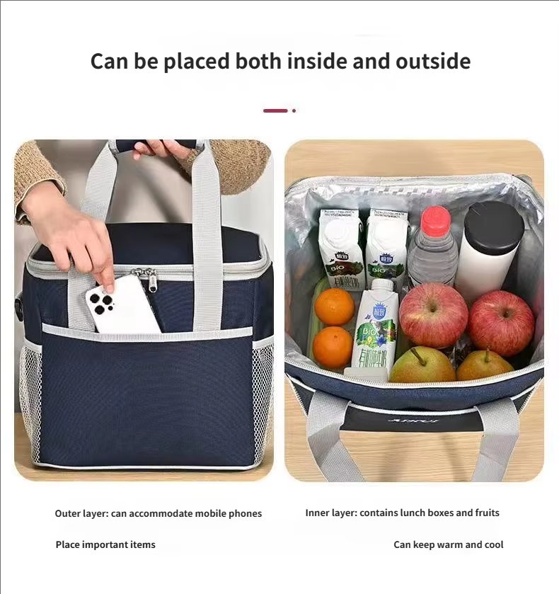 Large Capacity Insulated Cooler Backpack Durable Leak-Proof Cooling Bag Food Thermal Lunch for Picnics Camping Hiking - product detail