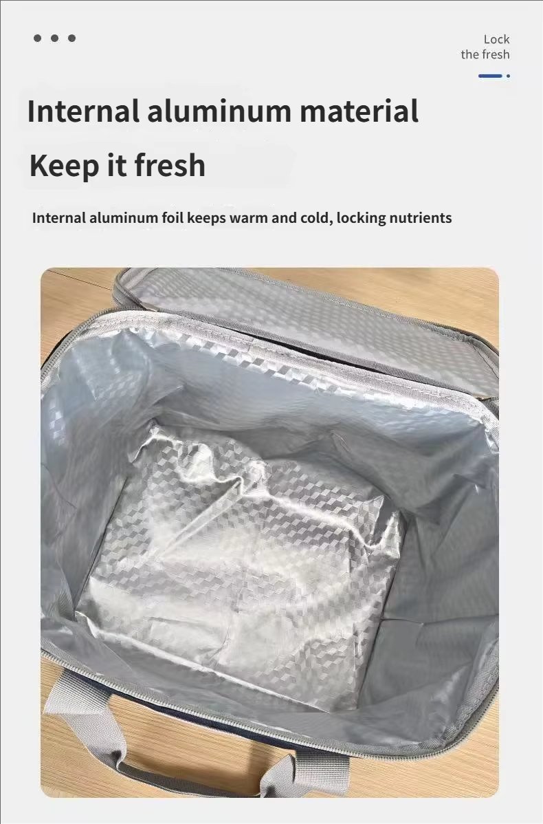 Large Capacity Insulated Cooler Backpack Durable Leak-Proof Cooling Bag Food Thermal Lunch for Picnics Camping Hiking - product detail