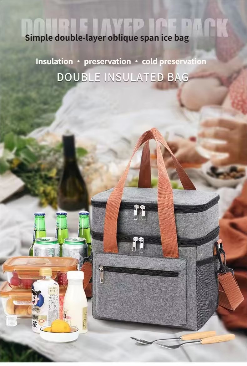 Insulated Backpack Cooler Waterproof Portable Oxford Thermal Pack with Unisex Outdoor Picnic Bag - product detail