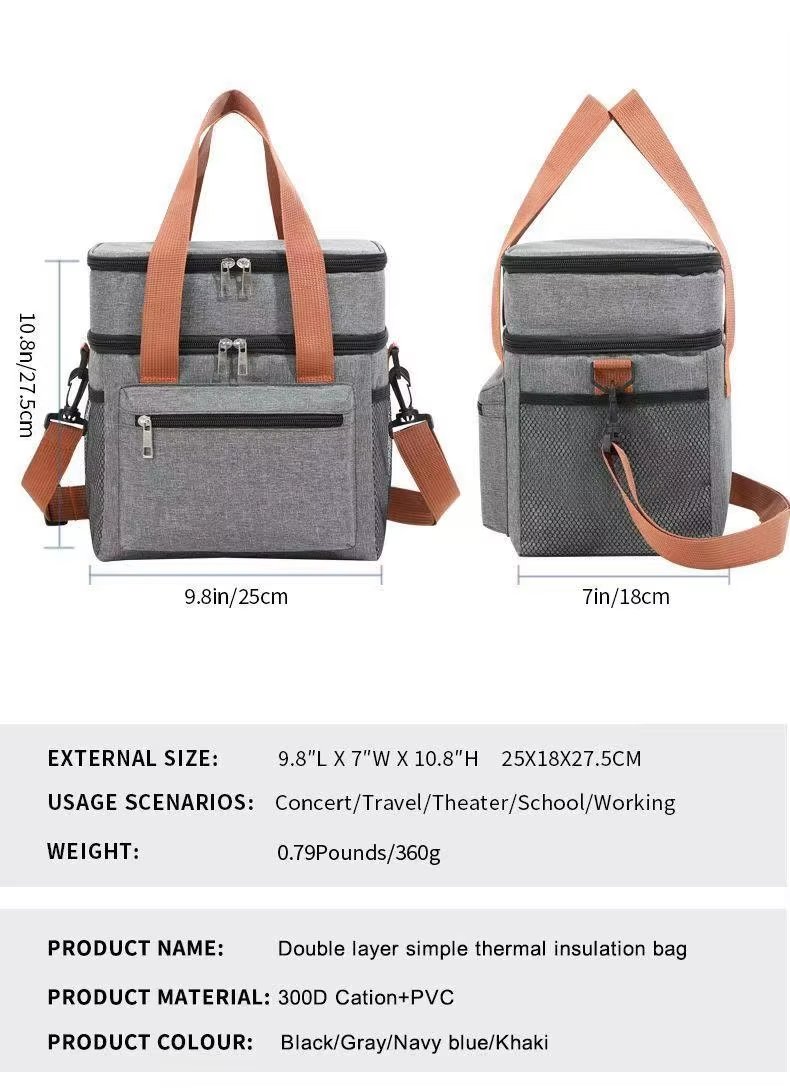 Insulated Backpack Cooler Waterproof Portable Oxford Thermal Pack with Unisex Outdoor Picnic Bag - product detail