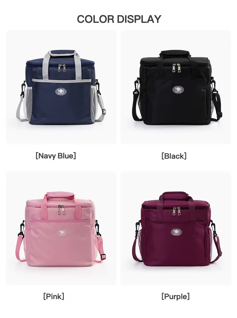 navy, black, pink and purple colors