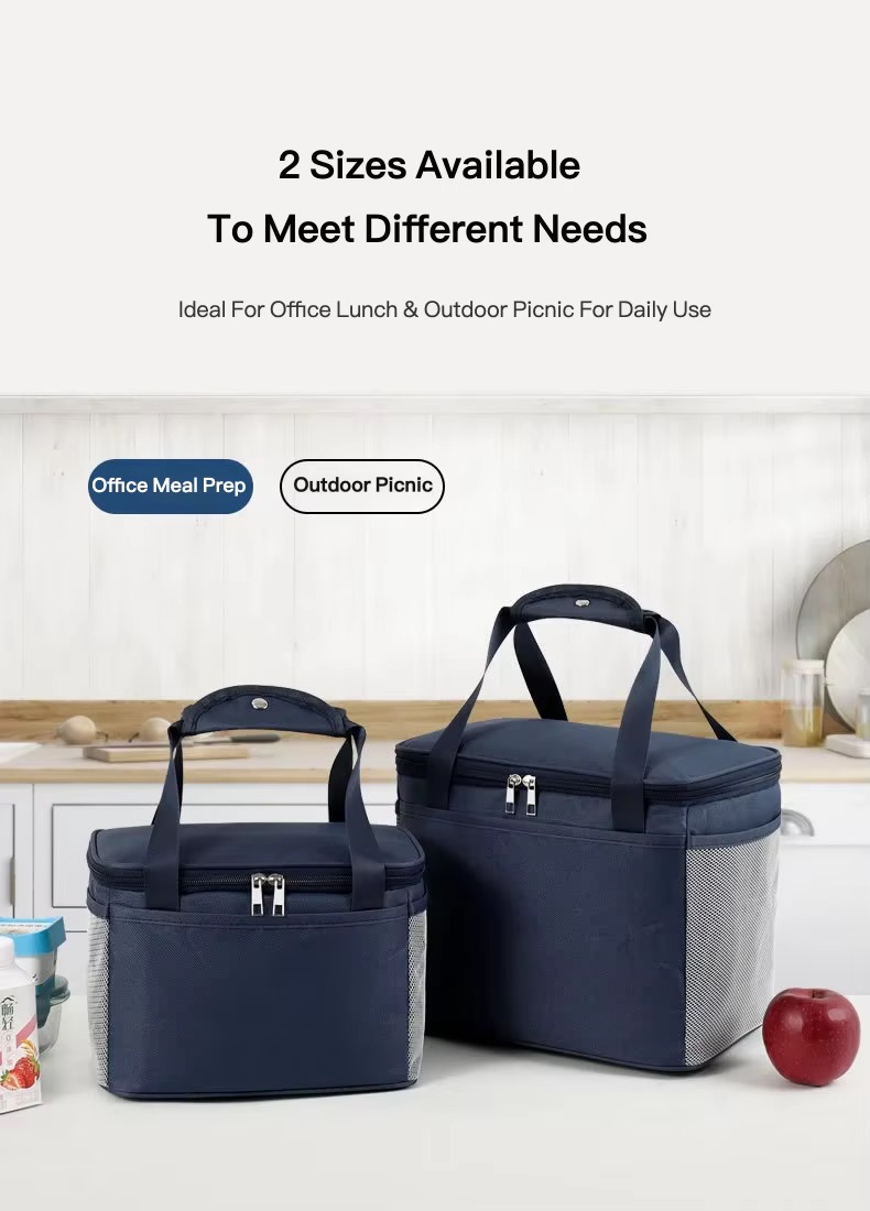 two sizes for office lunch and outdoor picnic