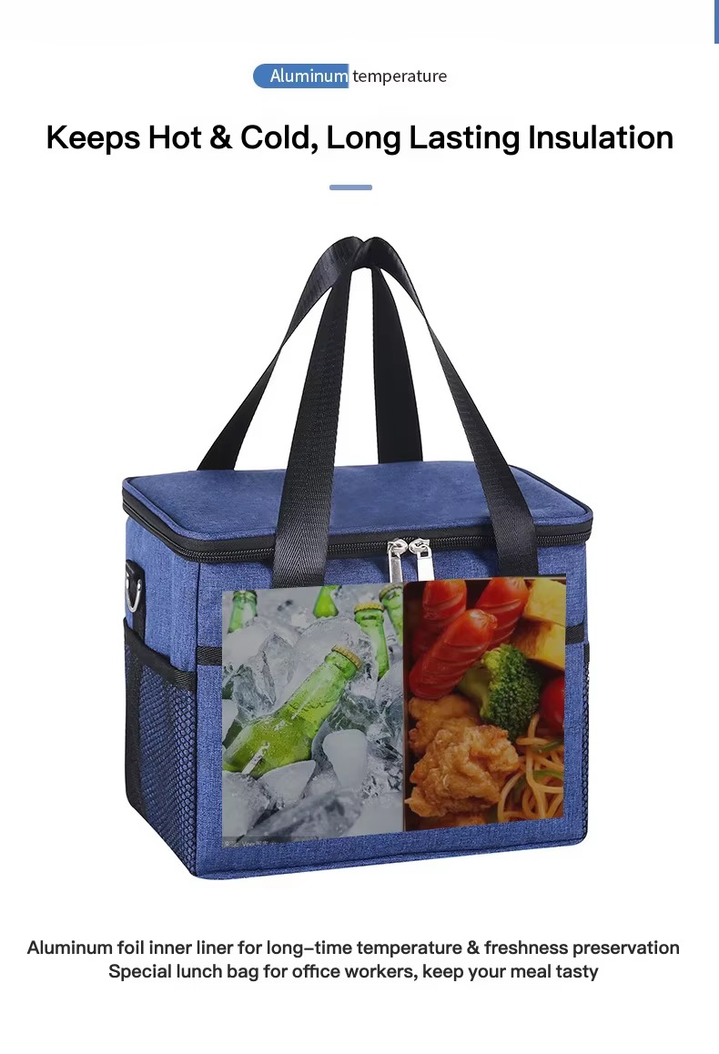 foil liner keeps hot and cold food