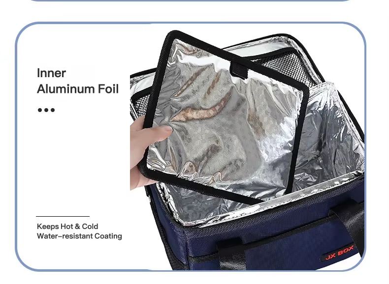 inner aluminum foil lining close-up