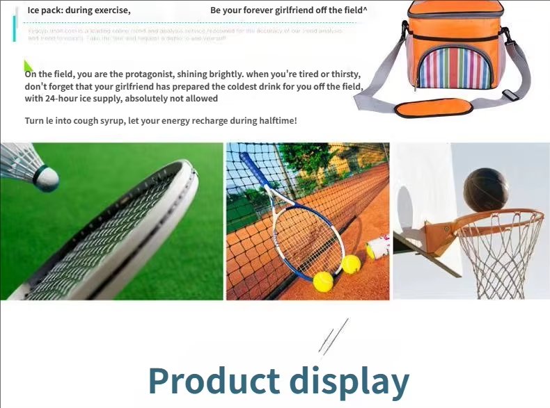 Double Layer Insulated Cooler Backpack with Mesh Pocket Large Capacity Thermal Soft Lunch Bag for Outdoor Picnic - product detail