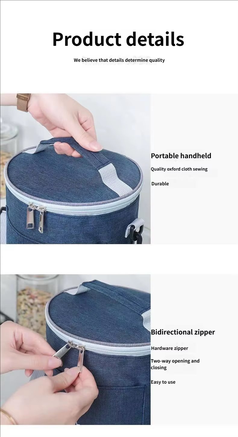 Custom Waterproof Oxford Leakproof Soft Insulation Cooler Backpack Large Capacity Insulated Double-Layer Outdoor Picnic Ice B - product detail