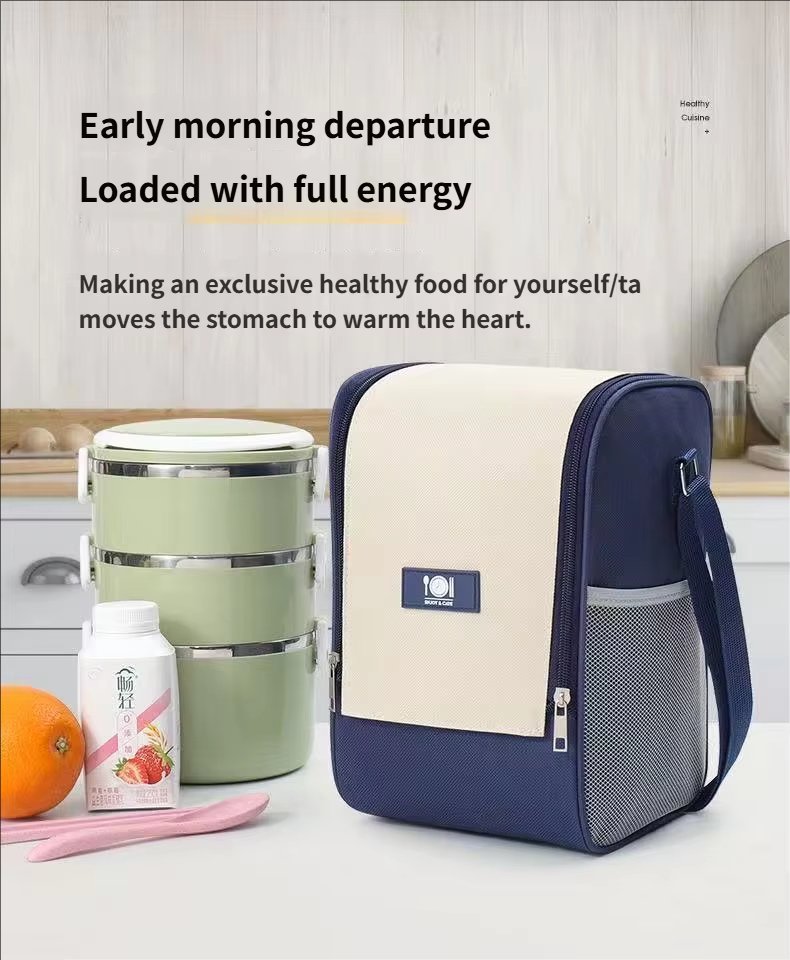 Outdoor Camping Large Capacity Ice Cooler Bags Tote for Picnic Food Storage Waterproof Thermal Insulation Bento Lunch - product detail