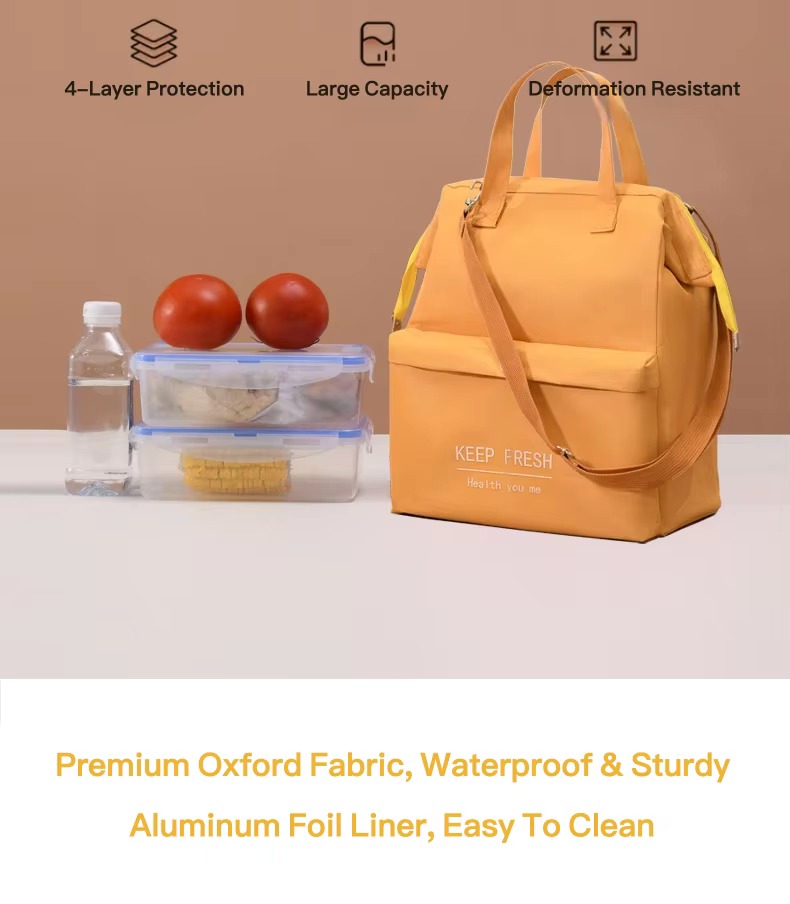 4-layer protection, large capacity and deformation resistant bag