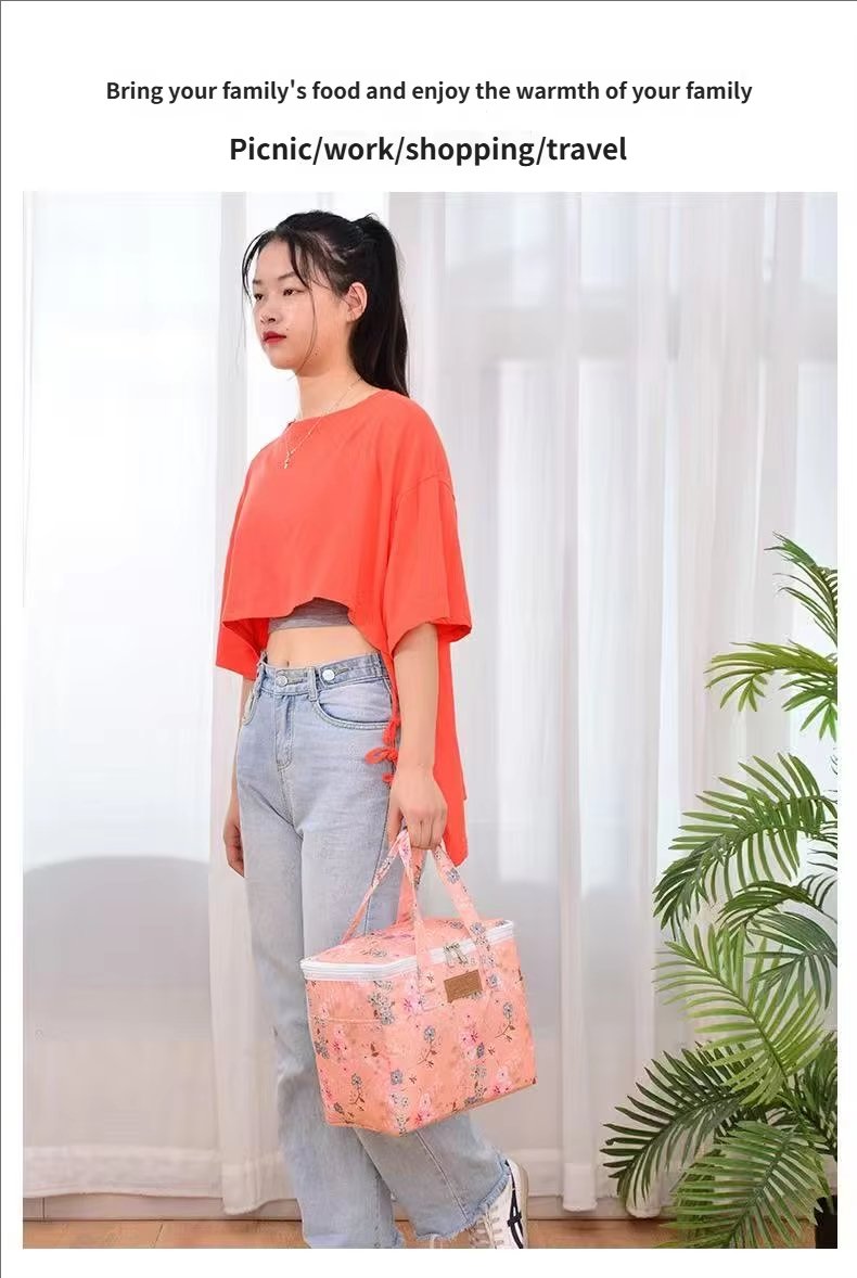 Large Capacity Portable Waterproof Reusable Insulated Shopping Tote Bags Thermal Food Picnic Cooler Pouch Lunch Bag with - product detail