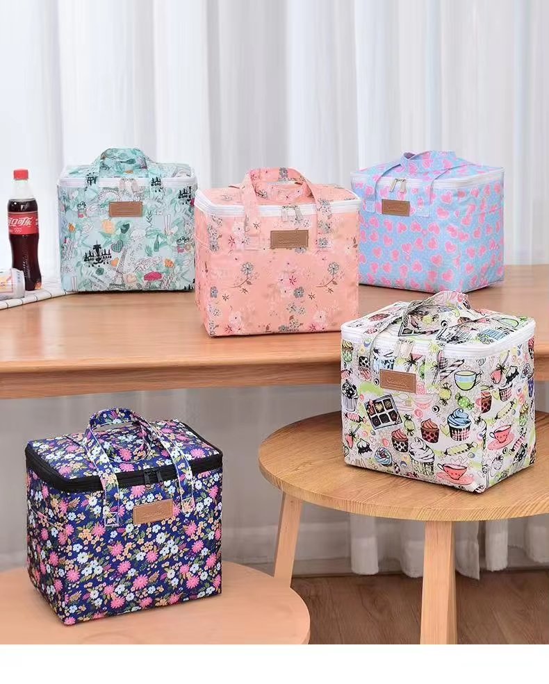 Large Capacity Portable Waterproof Reusable Insulated Shopping Tote Bags Thermal Food Picnic Cooler Pouch Lunch Bag with - product detail