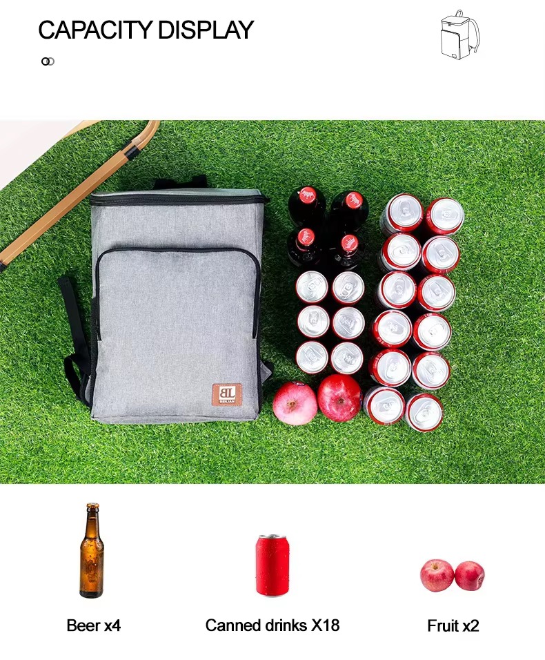 Cooler Backpack for Beverage, Snack, and Fruit Storage product detail