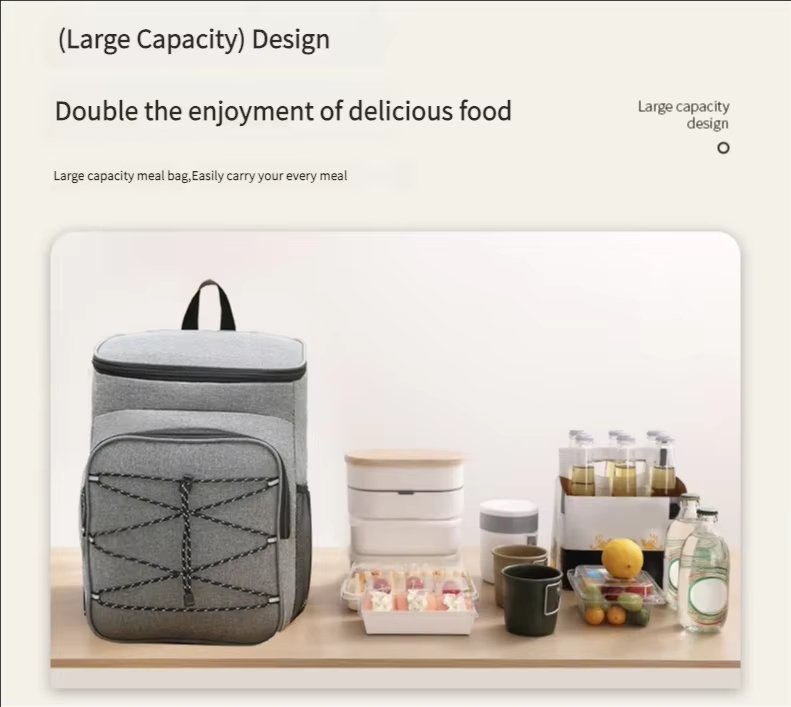 Foldable Insulated Food Delivery Bag Backpack Waterproof and Pizza Food Delivery Proof Thermal Beach Cooler - product detail