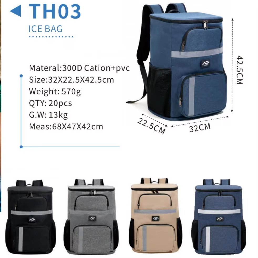 Custom Lightweight Outdoor Picnic Hiking Camping Beach Ice Chest Cooler Backpack Leakproof Insulated Soft Bag - product detail