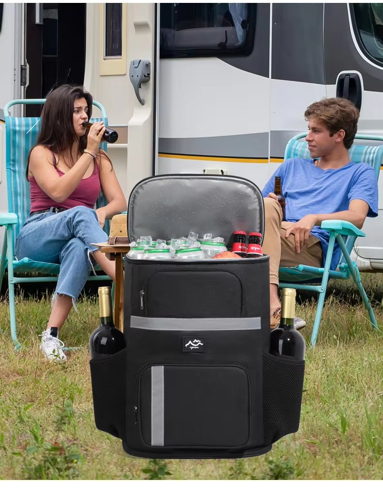 Custom Lightweight Outdoor Picnic Hiking Camping Beach Ice Chest Cooler Backpack Leakproof Insulated Soft Bag - product detail