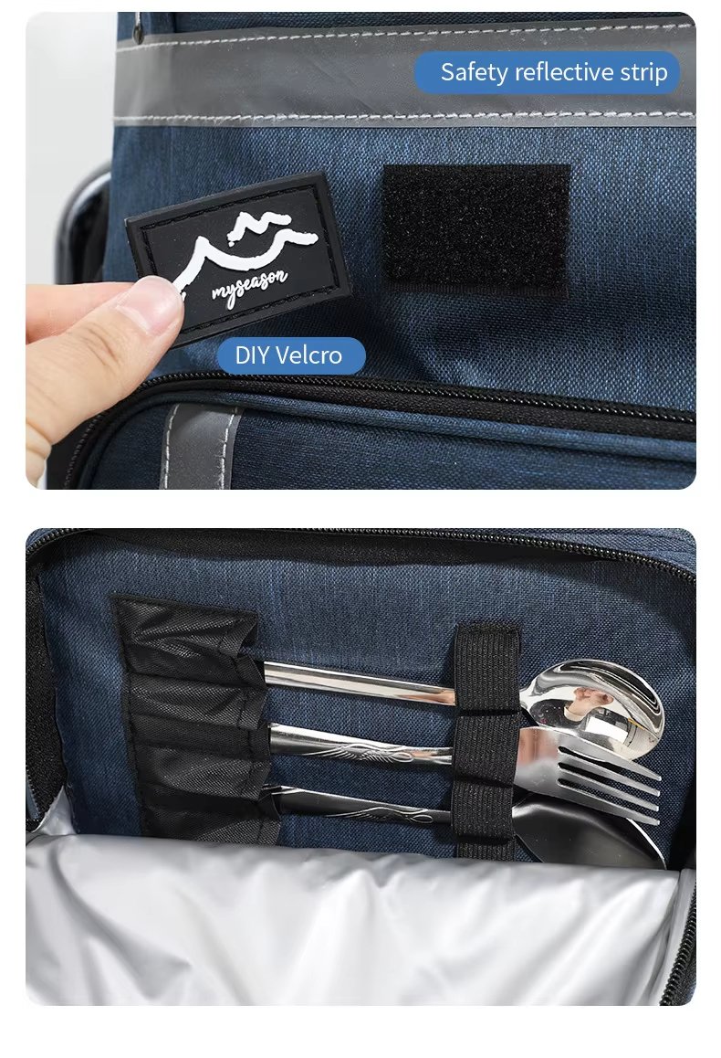 Custom Lightweight Outdoor Picnic Hiking Camping Beach Ice Chest Cooler Backpack Leakproof Insulated Soft Bag - product detail
