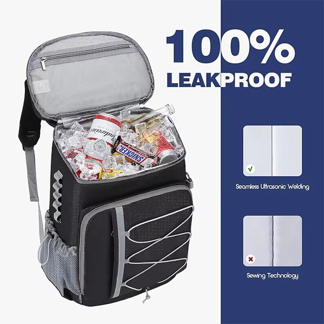 Multifunctional Leakproof Picnic Insulated Backpack Lunch Beer Wine Cooler Bag for Travel Camping Hiking - product detail