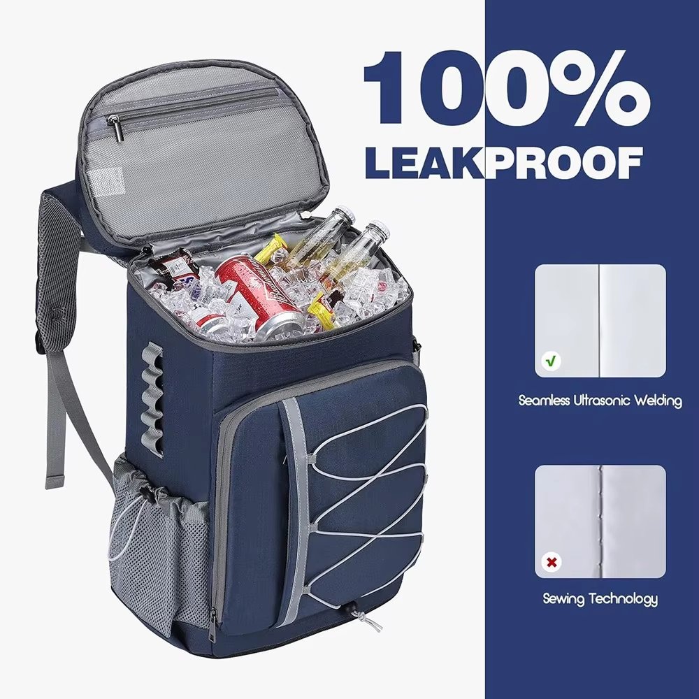 Multifunctional Leakproof Picnic Insulated Backpack Lunch Beer Wine Cooler Bag for Travel Camping Hiking - product detail
