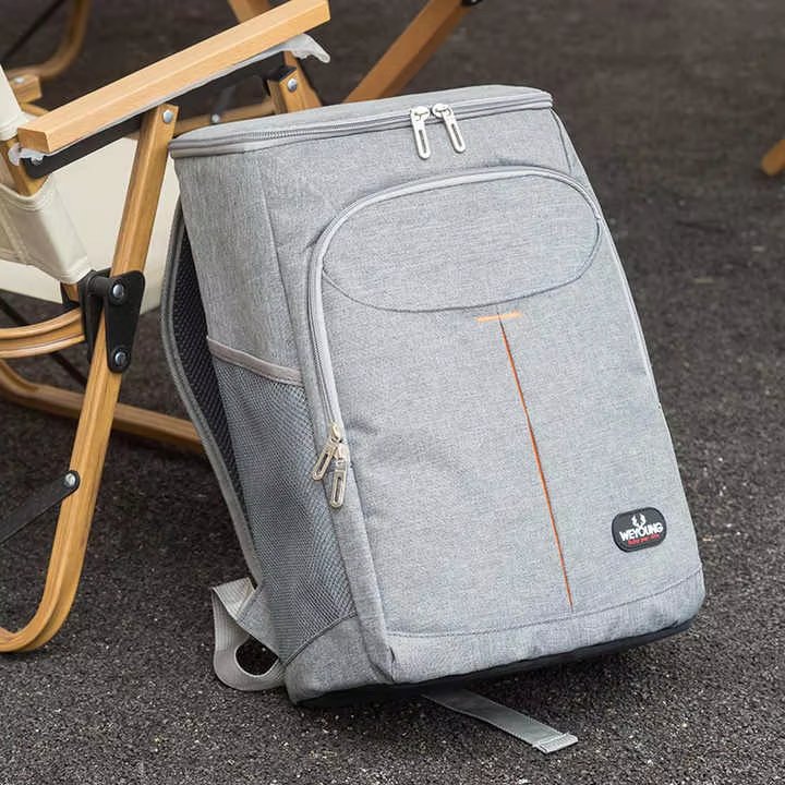 Large Capacity Double-Deck Insulated Food Delivery Bag Cooler Backpack Warmer for Pizza Food Delivery - product detail