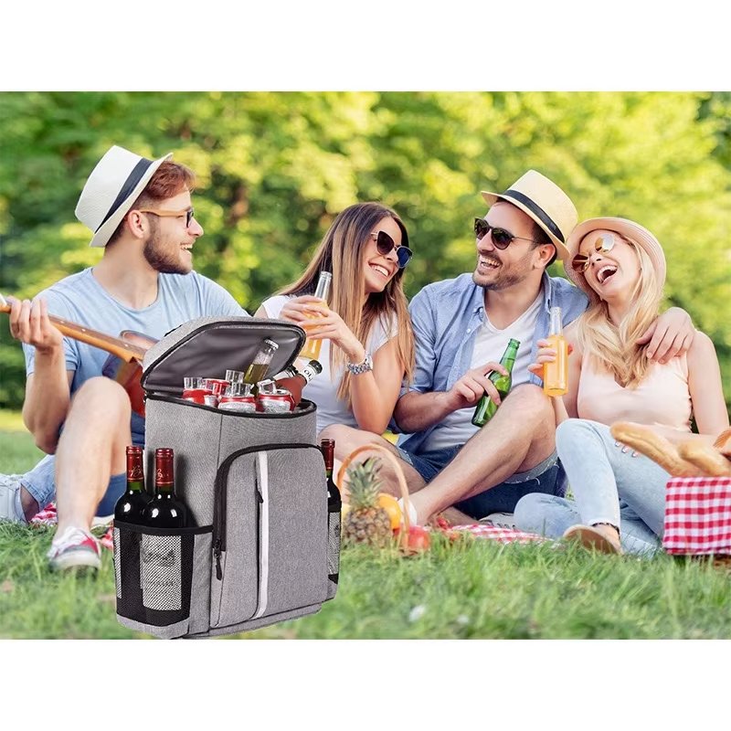 Portable Lightweight Leakproof Cooler Bags Large Capacity Waterproof 50 Can Insulated Soft Backpack for Picnic - product detail