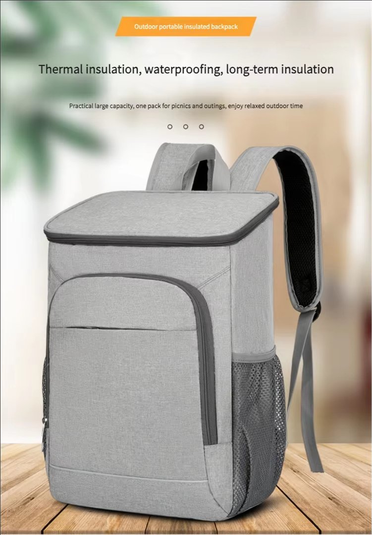 Custom Reusable Large Capacity Leakproof Leopard Print Insulation Picnic Bag Cooler Backpack Portable Cooling Wine Ice - product detail