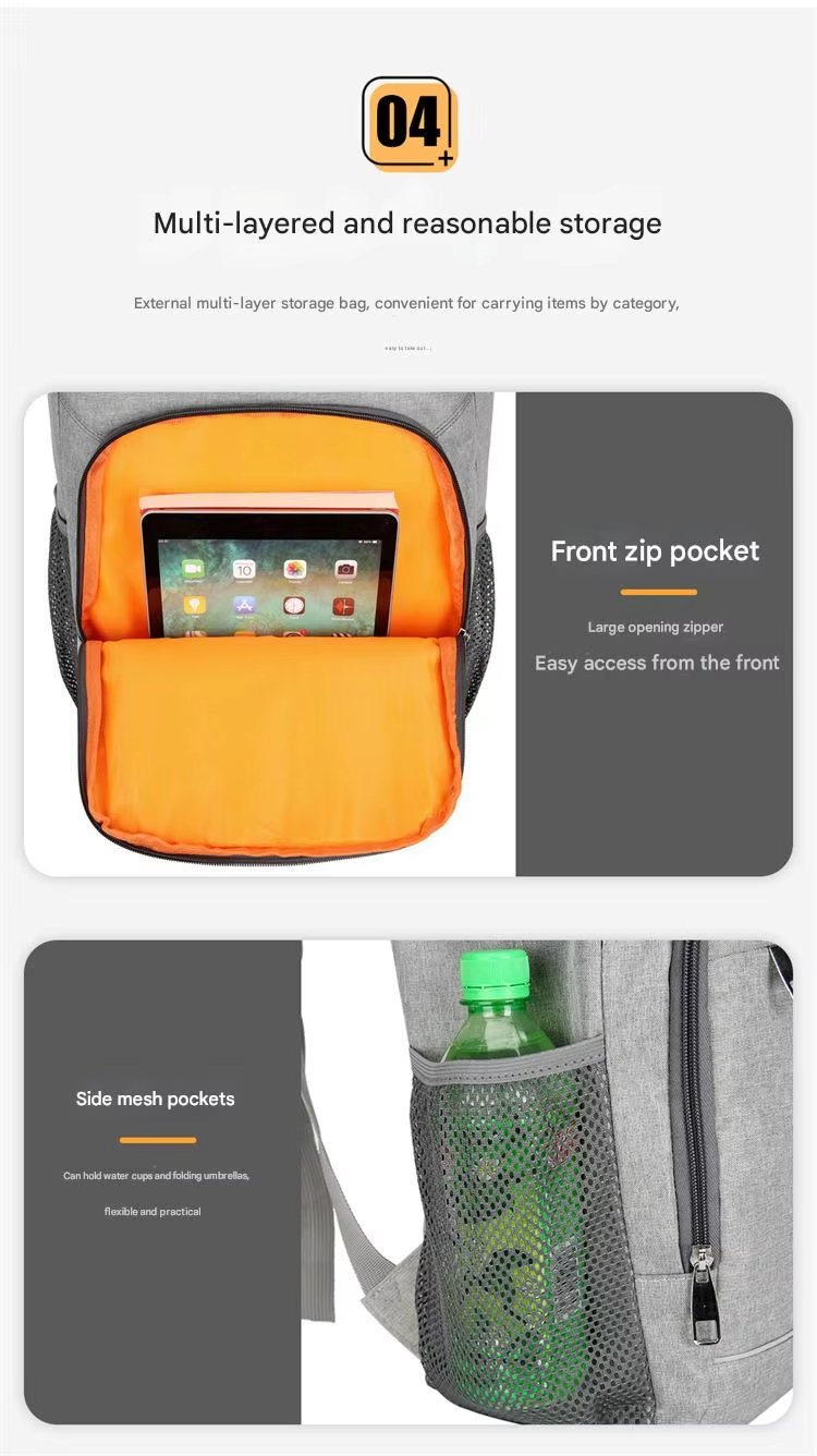 Custom Reusable Large Capacity Leakproof Leopard Print Insulation Picnic Bag Cooler Backpack Portable Cooling Wine Ice - product detail