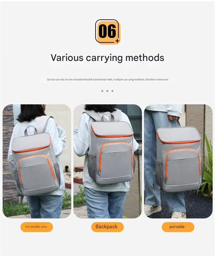 Custom Reusable Large Capacity Leakproof Leopard Print Insulation Picnic Bag Cooler Backpack Portable Cooling Wine Ice - product detail