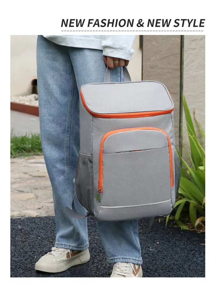 Custom Reusable Large Capacity Leakproof Leopard Print Insulation Picnic Bag Cooler Backpack Portable Cooling Wine Ice - product detail