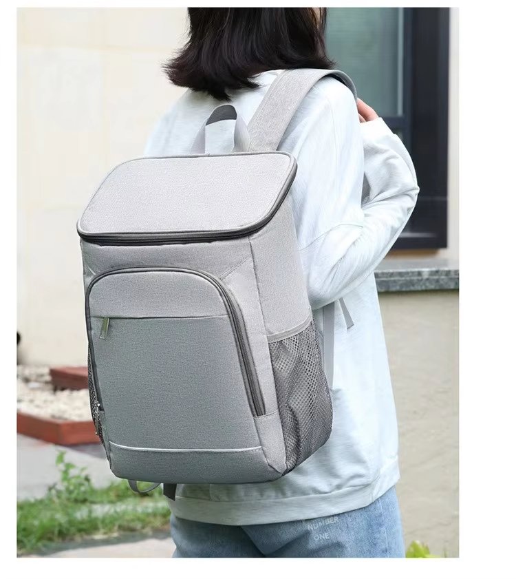 Custom Reusable Large Capacity Leakproof Leopard Print Insulation Picnic Bag Cooler Backpack Portable Cooling Wine Ice - product detail