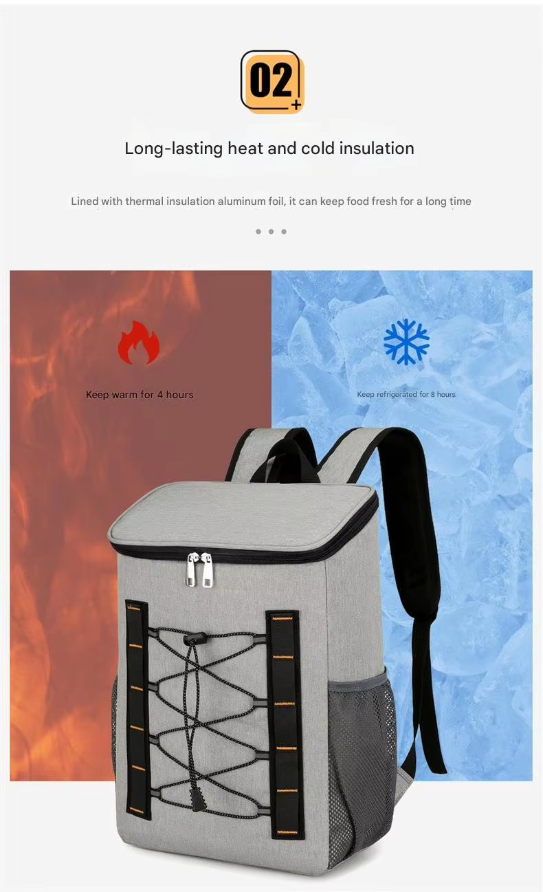Custom Tactical Lunch Box Portable Insulated Bag Backpack with Handle Durable Leakproof Soft Cooler - product detail