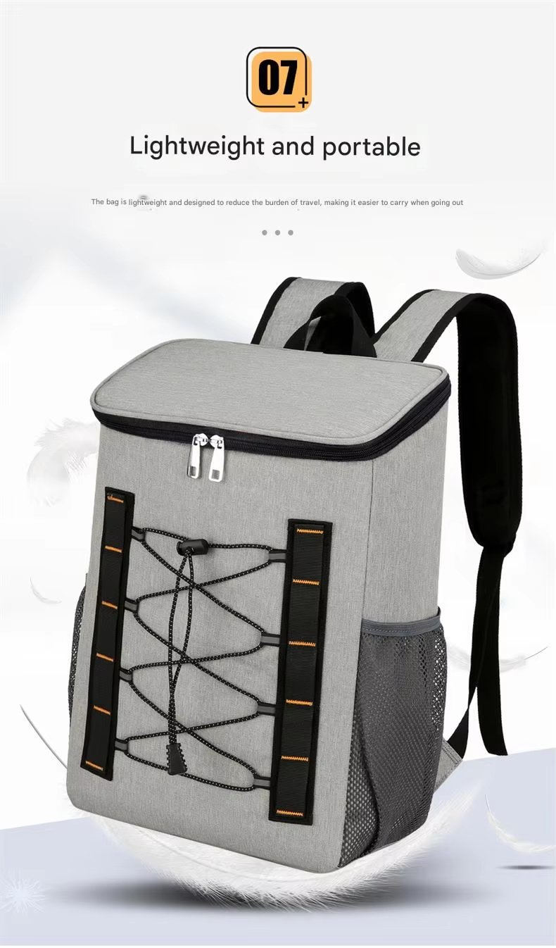Custom Tactical Lunch Box Portable Insulated Bag Backpack with Handle Durable Leakproof Soft Cooler - product detail