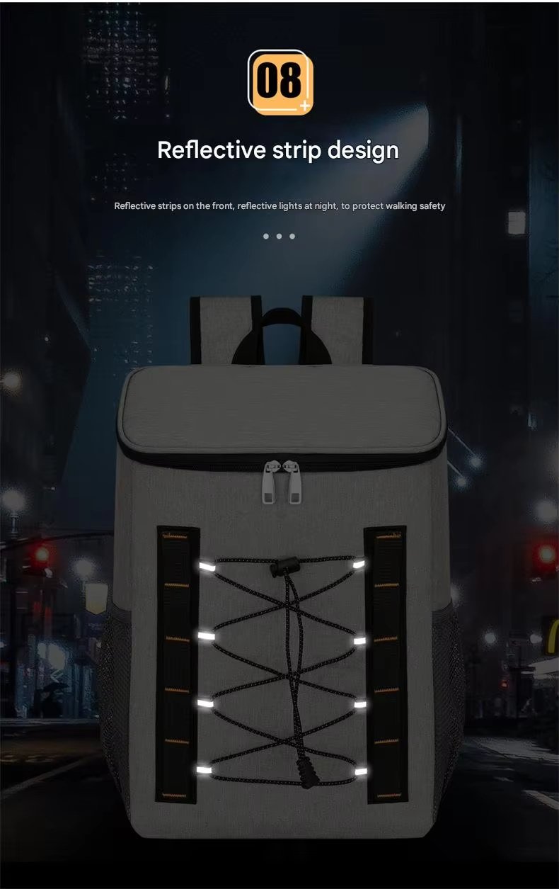 Custom Tactical Lunch Box Portable Insulated Bag Backpack with Handle Durable Leakproof Soft Cooler - product detail