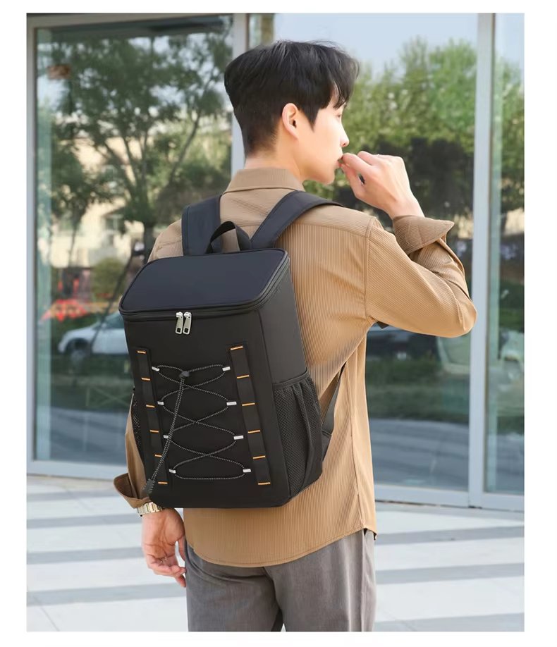 Custom Tactical Lunch Box Portable Insulated Bag Backpack with Handle Durable Leakproof Soft Cooler - product detail