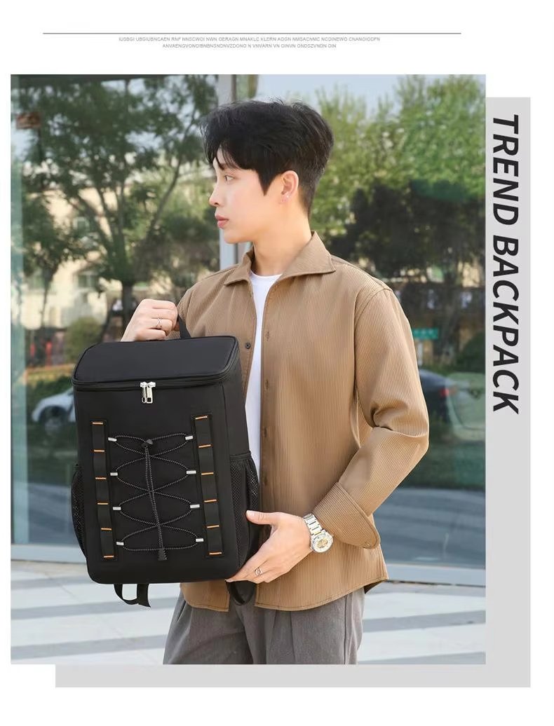 Custom Tactical Lunch Box Portable Insulated Bag Backpack with Handle Durable Leakproof Soft Cooler - product detail