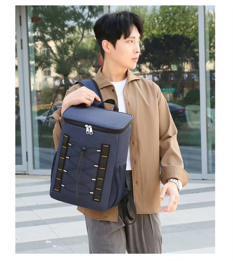 Custom Tactical Lunch Box Portable Insulated Bag Backpack with Handle Durable Leakproof Soft Cooler - product detail