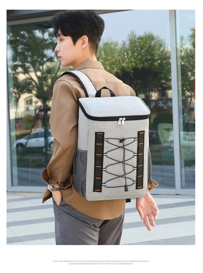 Custom Tactical Lunch Box Portable Insulated Bag Backpack with Handle Durable Leakproof Soft Cooler - product detail