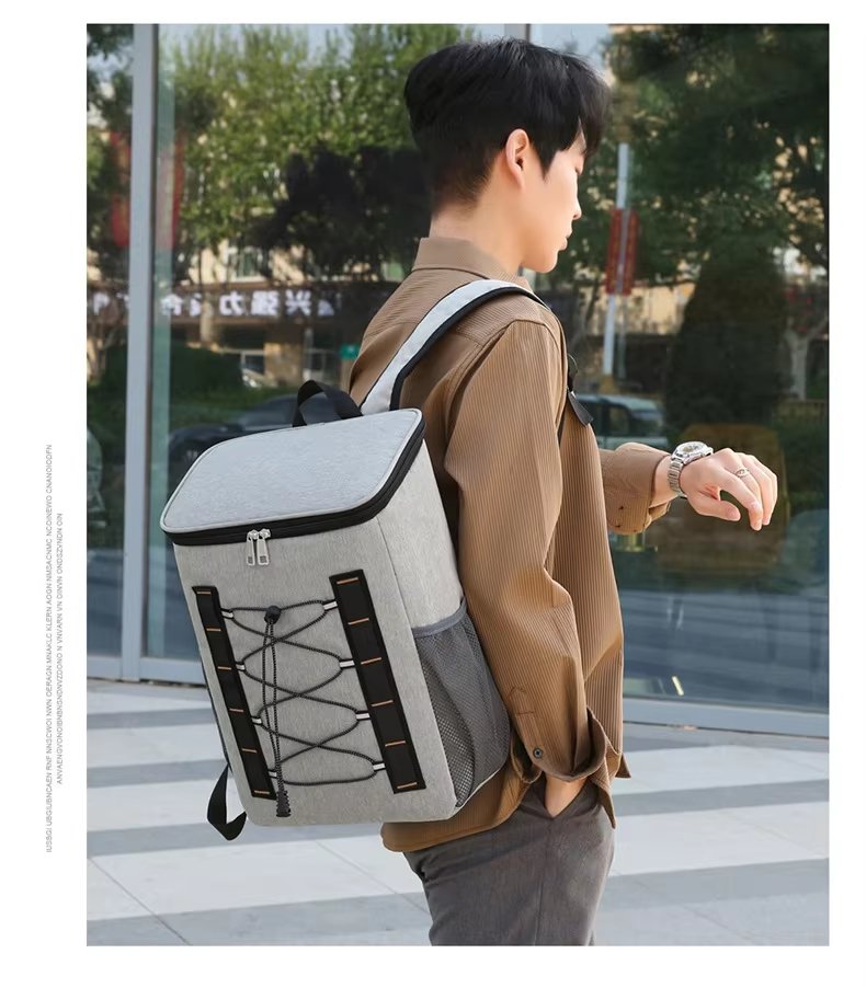 Custom Tactical Lunch Box Portable Insulated Bag Backpack with Handle Durable Leakproof Soft Cooler - product detail