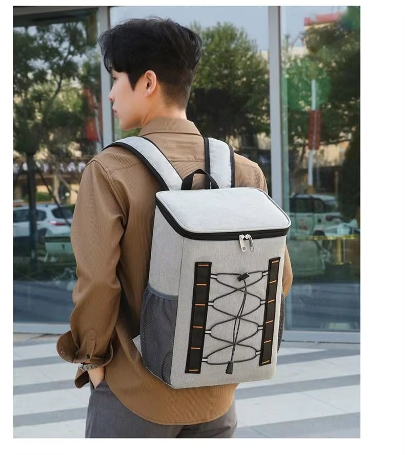 Custom Tactical Lunch Box Portable Insulated Bag Backpack with Handle Durable Leakproof Soft Cooler - product detail