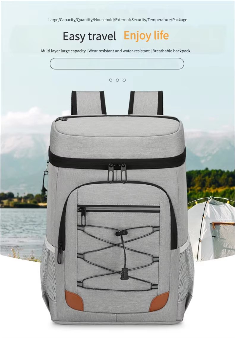 Large Capacity Cooling Totes Bento Thermal Insulation Lunch Bags for Outdoor Picnic Food Storage Insulated Cooler Bag - product detail