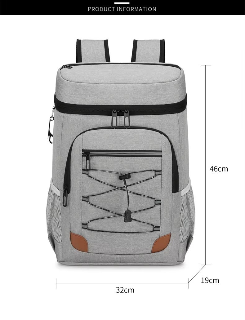 Large Capacity Cooling Totes Bento Thermal Insulation Lunch Bags for Outdoor Picnic Food Storage Insulated Cooler Bag - product detail